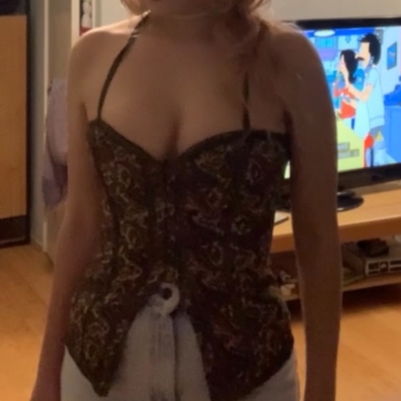 Green corset - Picture 4 of 7